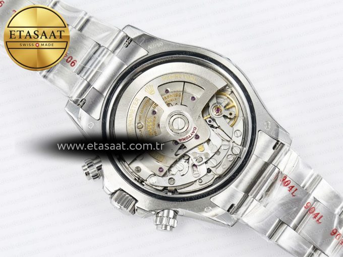 Daytona 126500 QF 1:1 Best Edition White Dial on SS Bracelet Strap SH4131 V5 (48 Hours Power Reserve) - Görsel 20