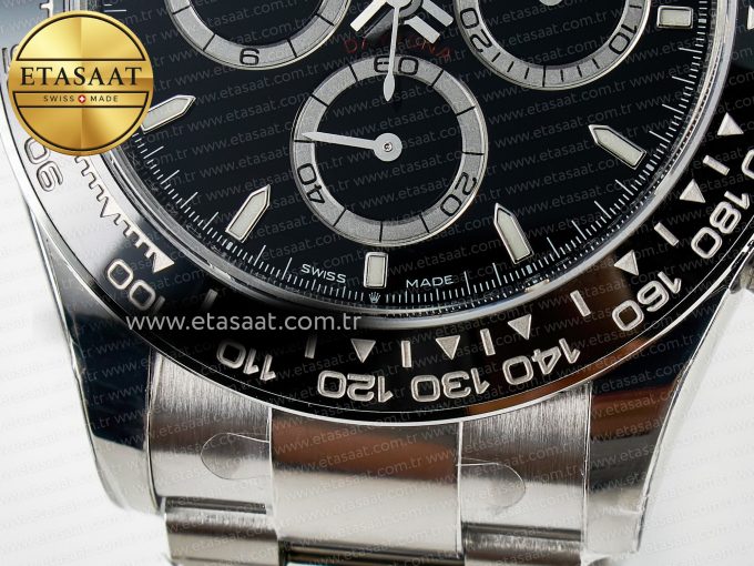 Daytona 126500 VSF 1:1 Best Edition 904L Steel Black Dial on SS Braclet DD4131 - Görsel 14
