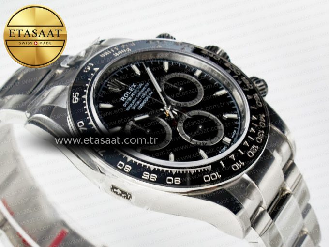Daytona 126500 VSF 1:1 Best Edition 904L Steel Black Dial on SS Braclet DD4131 - Görsel 7
