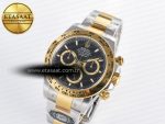 Daytona 126503 Clean 1:1 Best Edition 904L Black Dial on SS/YG Bracelet Super Clone DD4131