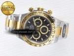 Daytona 126503 Clean 1:1 Best Edition 904L Black Dial on SS/YG Bracelet Super Clone DD4131 - Görsel 9