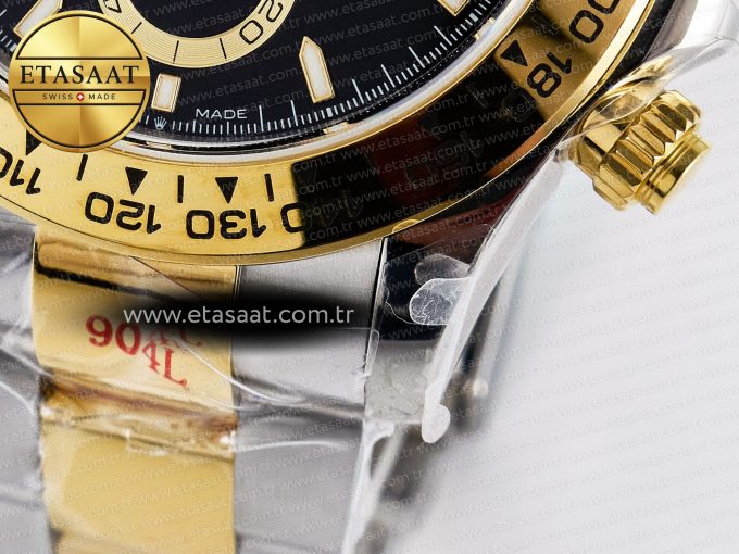 Daytona 126503 QF 1:1 Best Edition Black Dial on SS/YG Braclet SH4131 V5 (48 Hours Power Reserve) - Görsel 14