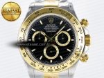 Daytona 126503 QF 1:1 Best Edition Black Dial on SS/YG Braclet SH4131 V5 (48 Hours Power Reserve) - Görsel 5