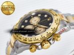 Daytona 126503 QF 1:1 Best Edition Black/YG Dial on SS/YG Braclet SH4131 V5 (48 Hours Power Reserve) - Görsel 6