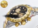 Daytona 126503 QF 1:1 Best Edition Black/YG Dial on SS/YG Braclet SH4131 V5 (48 Hours Power Reserve) - Görsel 6