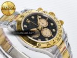 Daytona 126503 QF 1:1 Best Edition Black/YG Dial on SS/YG Braclet SH4131 V5 (48 Hours Power Reserve) - Görsel 7