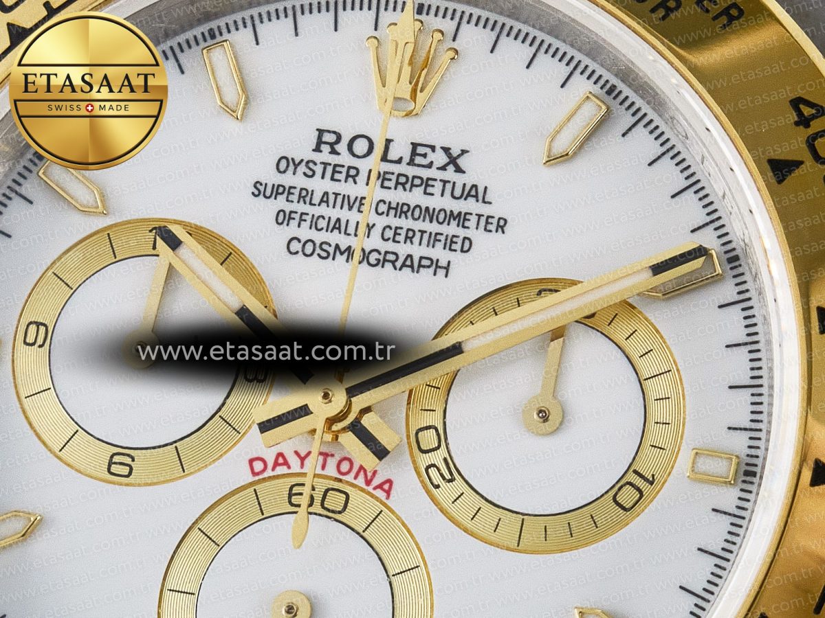 Daytona 126503 QF 1:1 Best Edition White Dial on SS/YG Braclet SH4131 V5 (48 Hours Power Reserve) - Görsel 10