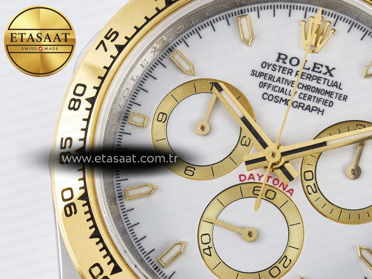 Daytona 126503 QF 1:1 Best Edition White Dial on SS/YG Braclet SH4131 V5 (48 Hours Power Reserve) - Görsel 11