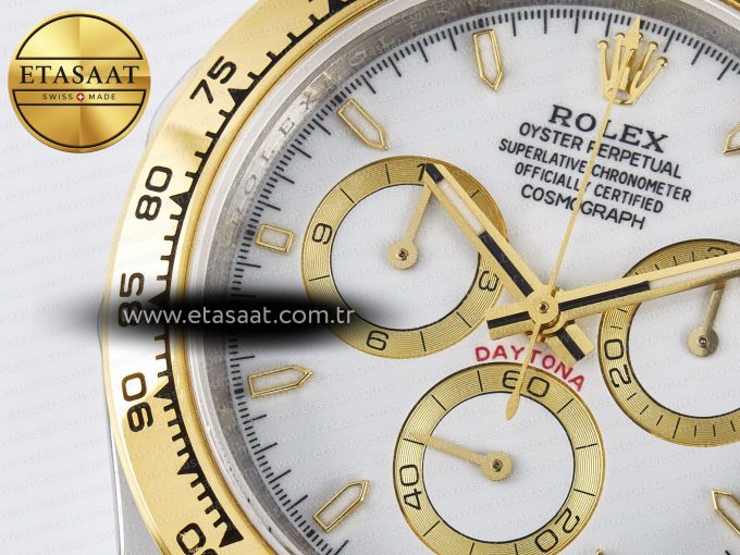 Daytona 126503 QF 1:1 Best Edition White Dial on SS/YG Braclet SH4131 V5 (48 Hours Power Reserve) - Görsel 11