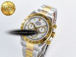 Daytona 126503 QF 1:1 Best Edition White Dial on SS/YG Braclet SH4131 V5 (48 Hours Power Reserve) - Görsel 2