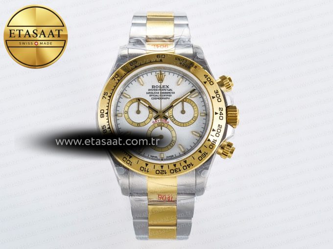 Daytona 126503 QF 1:1 Best Edition White Dial on SS/YG Braclet SH4131 V5 (48 Hours Power Reserve) - Görsel 3