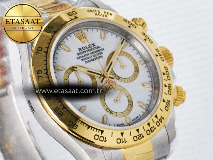 Daytona 126503 QF 1:1 Best Edition White Dial on SS/YG Braclet SH4131 V5 (48 Hours Power Reserve) - Görsel 5