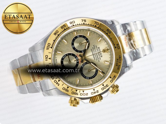 Daytona 126503 QF 1:1 Best Edition YG Dial on SS/YG Braclet SH4131 V5 (48 Hours Power Reserve) - Görsel 8