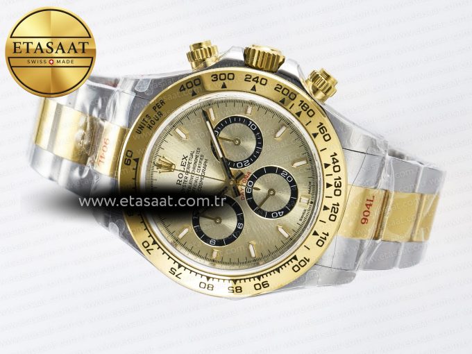 Daytona 126503 QF 1:1 Best Edition YG Dial on SS/YG Braclet SH4131 V5 (48 Hours Power Reserve) - Görsel 9