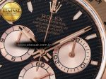 Daytona 126505 QF 1:1 Best Edition Black/RG Dial on RG Braclet SH4131 V5 (48 Hours Power Reserve) - Görsel 10