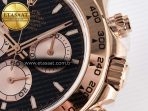 Daytona 126505 QF 1:1 Best Edition Black/RG Dial on RG Braclet SH4131 V5 (48 Hours Power Reserve) - Görsel 11