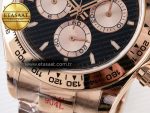 Daytona 126505 QF 1:1 Best Edition Black/RG Dial on RG Braclet SH4131 V5 (48 Hours Power Reserve) - Görsel 12
