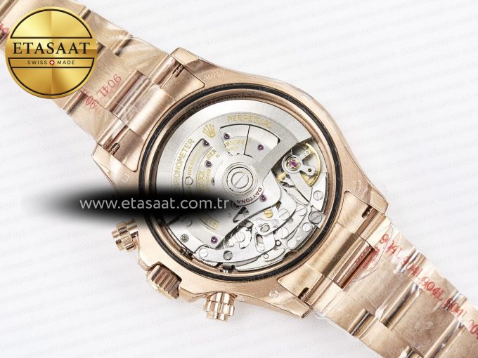Daytona 126505 QF 1:1 Best Edition Black/RG Dial on RG Braclet SH4131 V5 (48 Hours Power Reserve) - Görsel 18