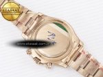 Daytona 126505 QF 1:1 Best Edition Black/RG Dial on RG Braclet SH4131 V5 (48 Hours Power Reserve) - Görsel 24