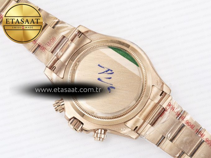 Daytona 126505 QF 1:1 Best Edition Black/RG Dial on RG Braclet SH4131 V5 (48 Hours Power Reserve) - Görsel 24