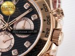 Daytona 126505 QF 1:1 Best Edition Black/RG Diamonds Dial on RG Braclet SH4131 V5 (48 Hours Power Reserve) - Görsel 11