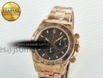 Daytona 126505 QF 1:1 Best Edition Brown/Black Dial On Oyster Bracelet SH4131 V6(Gain Weight)