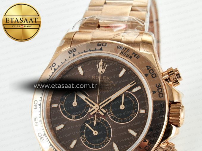 Daytona 126505 QF 1:1 Best Edition Brown/Black Dial On Oyster Bracelet SH4131 V6(Gain Weight) - Görsel 10
