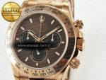 Daytona 126505 QF 1:1 Best Edition Brown/Black Dial On Oyster Bracelet SH4131 V6(Gain Weight) - Görsel 11