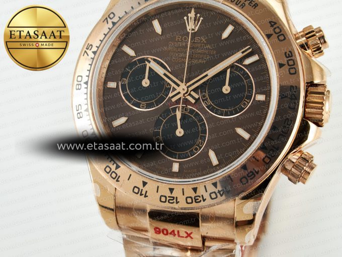 Daytona 126505 QF 1:1 Best Edition Brown/Black Dial On Oyster Bracelet SH4131 V6(Gain Weight) - Görsel 12