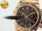 Daytona 126505 QF 1:1 Best Edition Brown/Black Dial On Oyster Bracelet SH4131 V6(Gain Weight) - Görsel 13