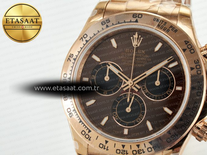 Daytona 126505 QF 1:1 Best Edition Brown/Black Dial On Oyster Bracelet SH4131 V6(Gain Weight) - Görsel 13