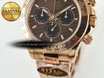 Daytona 126505 QF 1:1 Best Edition Brown/Black Dial On Oyster Bracelet SH4131 V6(Gain Weight) - Görsel 14