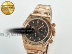 Daytona 126505 QF 1:1 Best Edition Brown/Black Dial On Oyster Bracelet SH4131 V6(Gain Weight) - Görsel 2