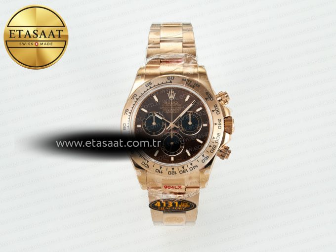 Daytona 126505 QF 1:1 Best Edition Brown/Black Dial On Oyster Bracelet SH4131 V6(Gain Weight) - Görsel 3
