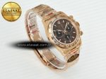 Daytona 126505 QF 1:1 Best Edition Brown/Black Dial On Oyster Bracelet SH4131 V6(Gain Weight) - Görsel 5