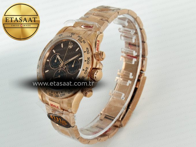 Daytona 126505 QF 1:1 Best Edition Brown/Black Dial On Oyster Bracelet SH4131 V6(Gain Weight) - Görsel 6