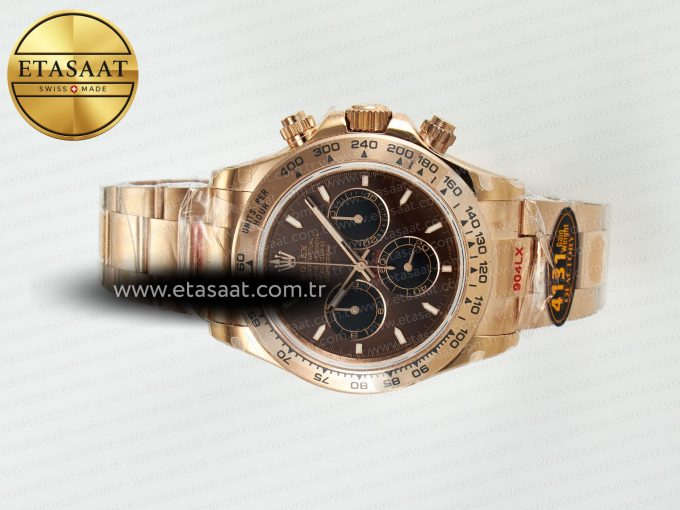 Daytona 126505 QF 1:1 Best Edition Brown/Black Dial On Oyster Bracelet SH4131 V6(Gain Weight) - Görsel 8