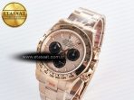 Rolex Daytona 126505 RG/Black Dial on RG Braclet SH4131