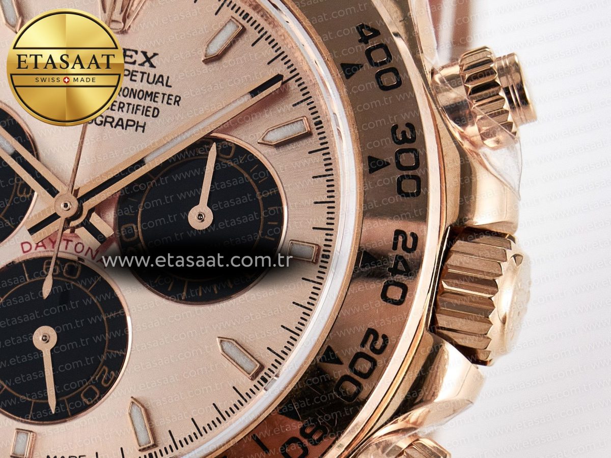 Rolex Daytona 126505 RG/Black Dial on RG Braclet SH4131 - Görsel 11