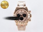 Rolex Daytona 126505 RG/Black Dial on RG Braclet SH4131 - Görsel 3