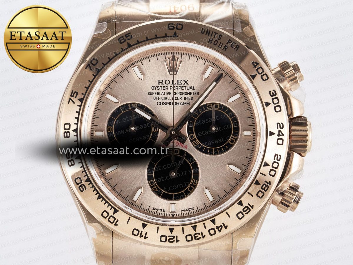 Rolex Daytona 126505 RG/Black Dial on RG Braclet SH4131 - Görsel 4