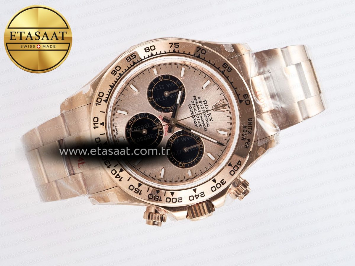 Rolex Daytona 126505 RG/Black Dial on RG Braclet SH4131 - Görsel 8