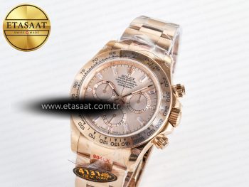 Daytona 126505 RG QF 1:1 Best Edition RG Dial Crystal Markers On RG Bracelet SH4131 V6 (Gain Weight)
