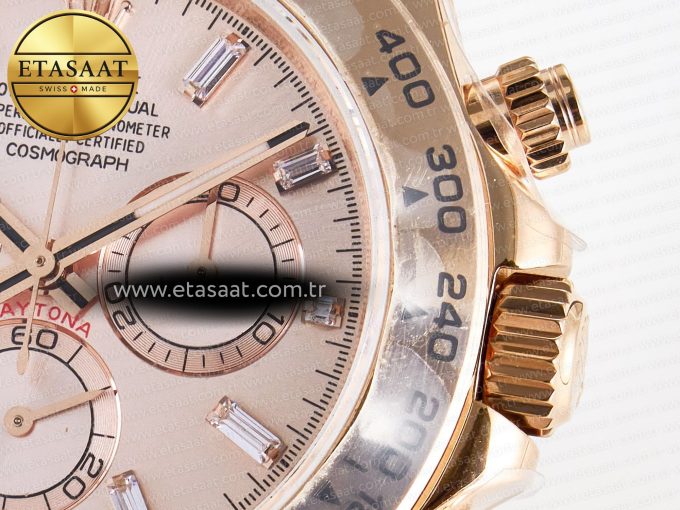 Daytona 126505 RG QF 1:1 Best Edition RG Dial Crystal Markers On RG Bracelet SH4131 V6 (Gain Weight) - Görsel 11