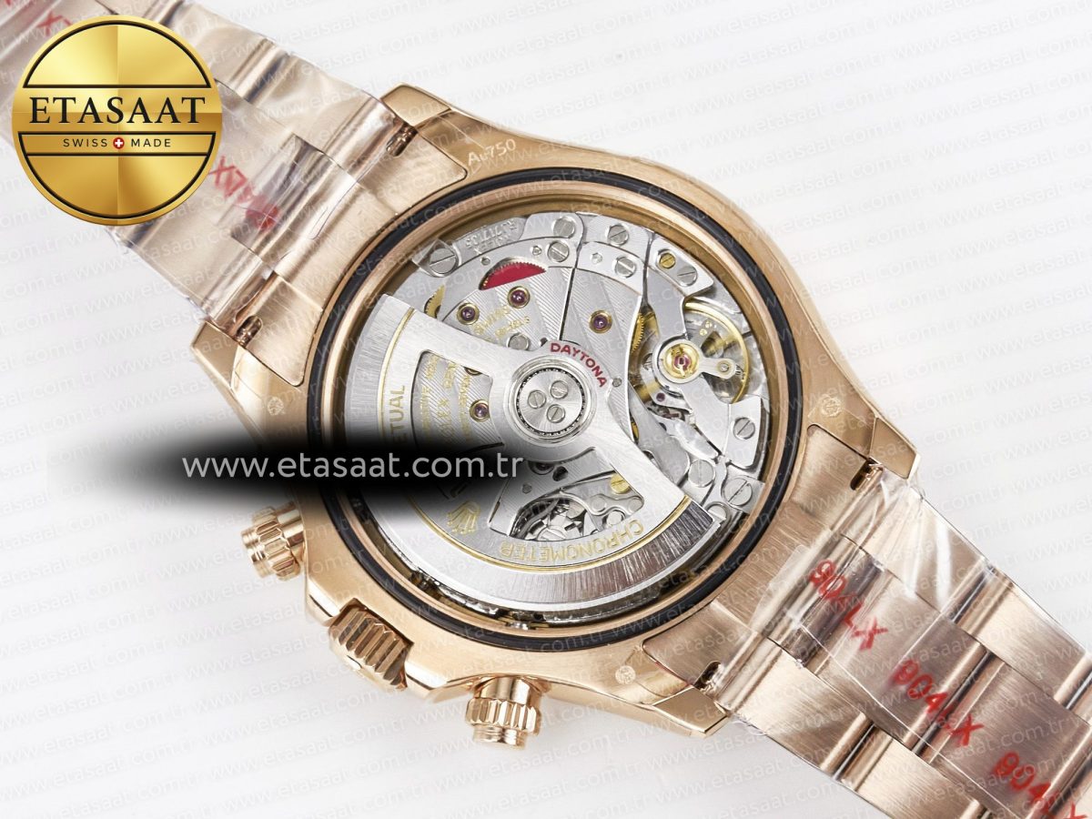 Daytona 126505 RG QF 1:1 Best Edition RG Dial Crystal Markers On RG Bracelet SH4131 V6 (Gain Weight) - Görsel 20
