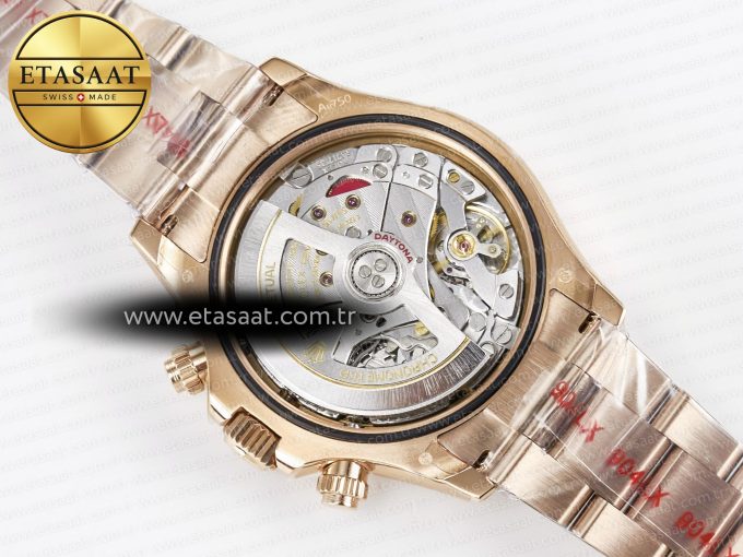 Daytona 126505 RG QF 1:1 Best Edition RG Dial Crystal Markers On RG Bracelet SH4131 V6 (Gain Weight) - Görsel 20