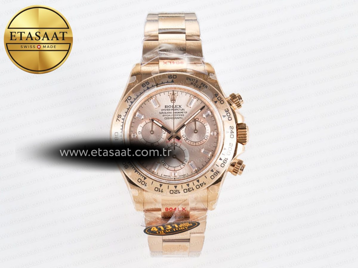 Daytona 126505 RG QF 1:1 Best Edition RG Dial Crystal Markers On RG Bracelet SH4131 V6 (Gain Weight) - Görsel 3