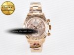 Daytona 126505 RG QF 1:1 Best Edition RG Dial Crystal Markers On RG Bracelet SH4131 V6 (Gain Weight) - Görsel 3