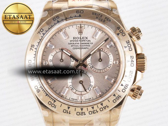 Daytona 126505 RG QF 1:1 Best Edition RG Dial Crystal Markers On RG Bracelet SH4131 V6 (Gain Weight) - Görsel 4