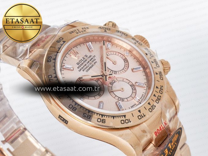 Daytona 126505 RG QF 1:1 Best Edition RG Dial Crystal Markers On RG Bracelet SH4131 V6 (Gain Weight) - Görsel 7